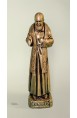 Statua Padre Pio Benedicente bronzata 40cm